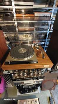 Preview: SONY PS 2310 Studio-Laufwerk 1965 Holzfolie woodcase belt Drive Ortofon
